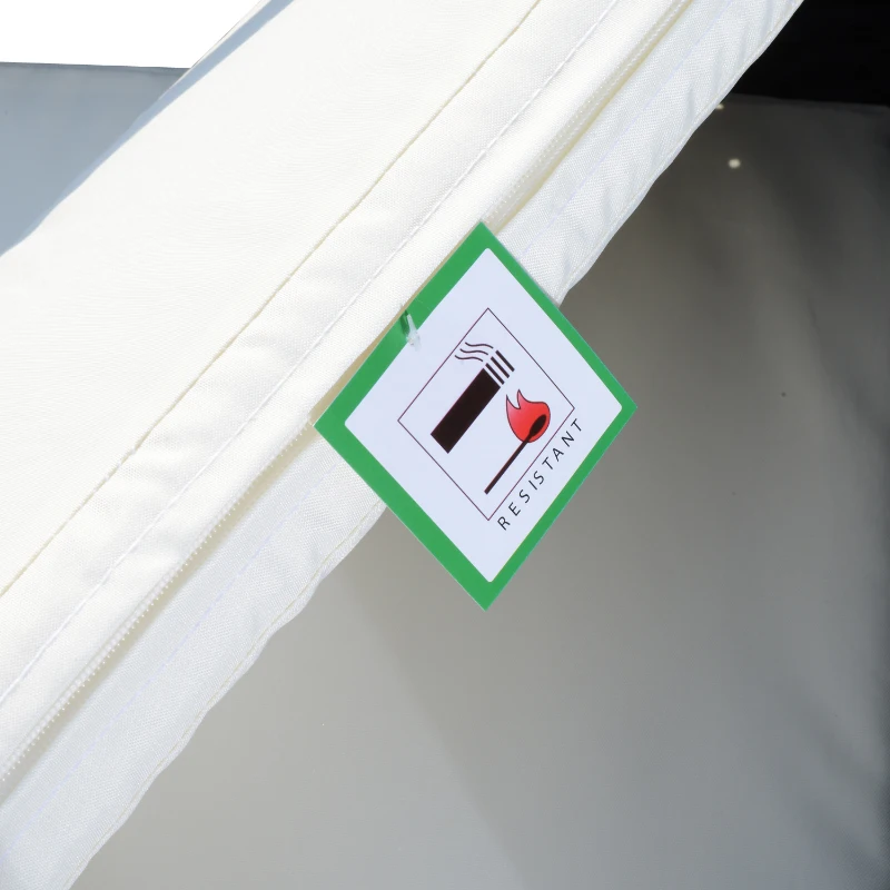 Outsunny 9 Pieces PE Rattan Cube Garden Furniture Set with Cushions, Outdoor Dining Table Set with 4 Armchair, 4 Stool, and Square Glass Top Table, Black