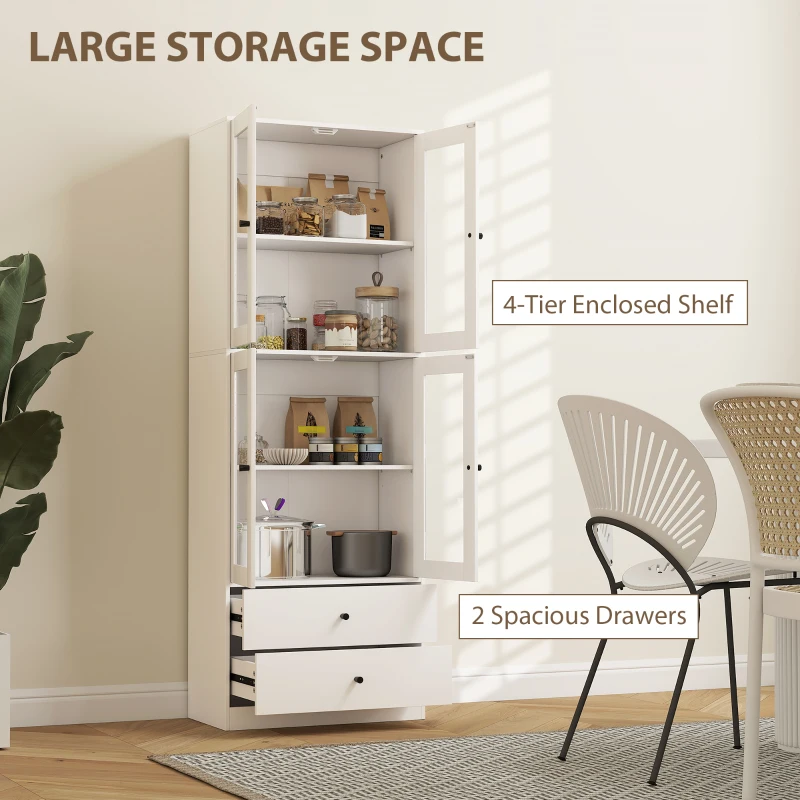 Szafka kuchenna, wysoka z szufladą, regulowane półki