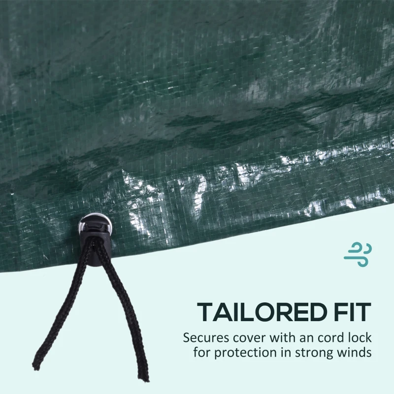 Outsunny Garden Furniture Cover, Waterproof Anti-UV Large Protective Patio Set Covers, 235 x 190 x 90cm, Green