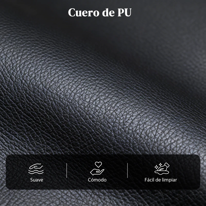 HOMCOM Sillón de Masaje Reclinable con Mando a Distancia Bolsillo Lateral y Temporizador Tapizado en PU 68x88x98 cm Negro