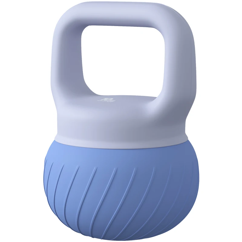 SPORTNOW Kettlebell 10 kg con impugnatura ergonomica antiscivolo, Blu
