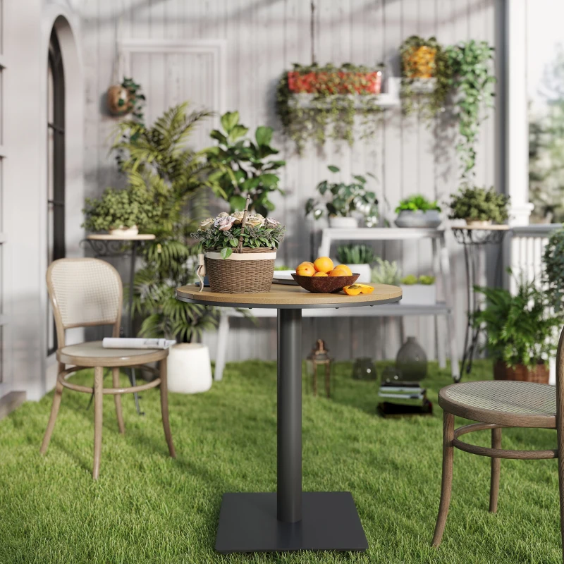 Stół ogrodowy Ø70 cm, okrągły, odporny na warunki atmosferyczne