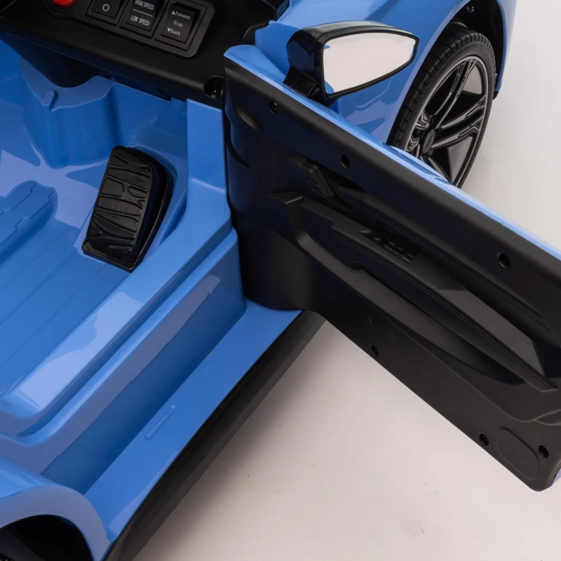 HOMCOM Coche Eléctrico para Niños de +3 Años AUDI RS e-tron GT Coche de Batería con Mando a Distancia 103x58x41 cm Azul