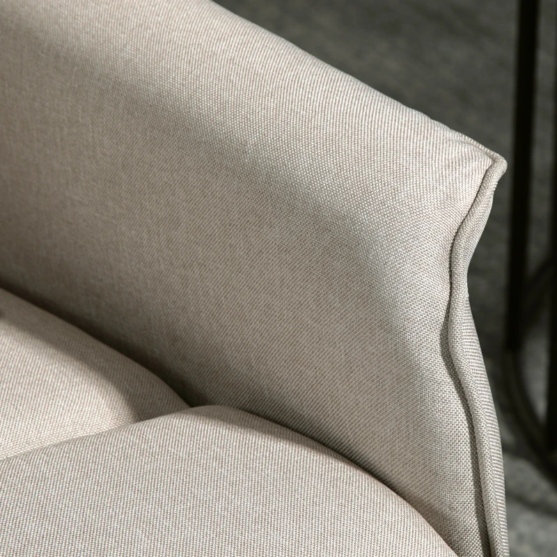 HOMCOM Sillón Relax Reclinable Eléctrico Levanta Personas con Mando a Distancia y Bolsillo Lateral Sillón Elevador Beige