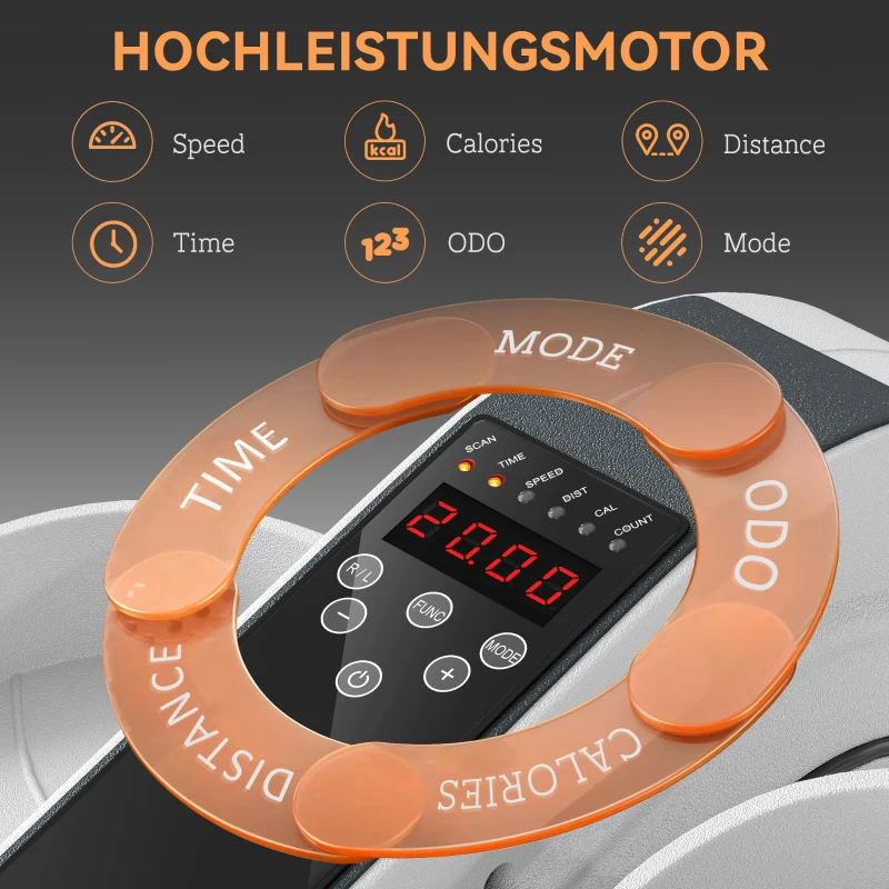 Mini trenażer eliptyczny SPORTNOW, pod biurko, LCD