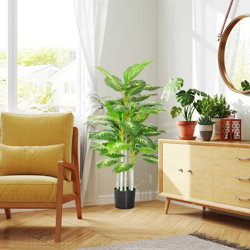 Sztuczna Dieffenbachia 120 cm, realistyczna roślina dekoracyjna