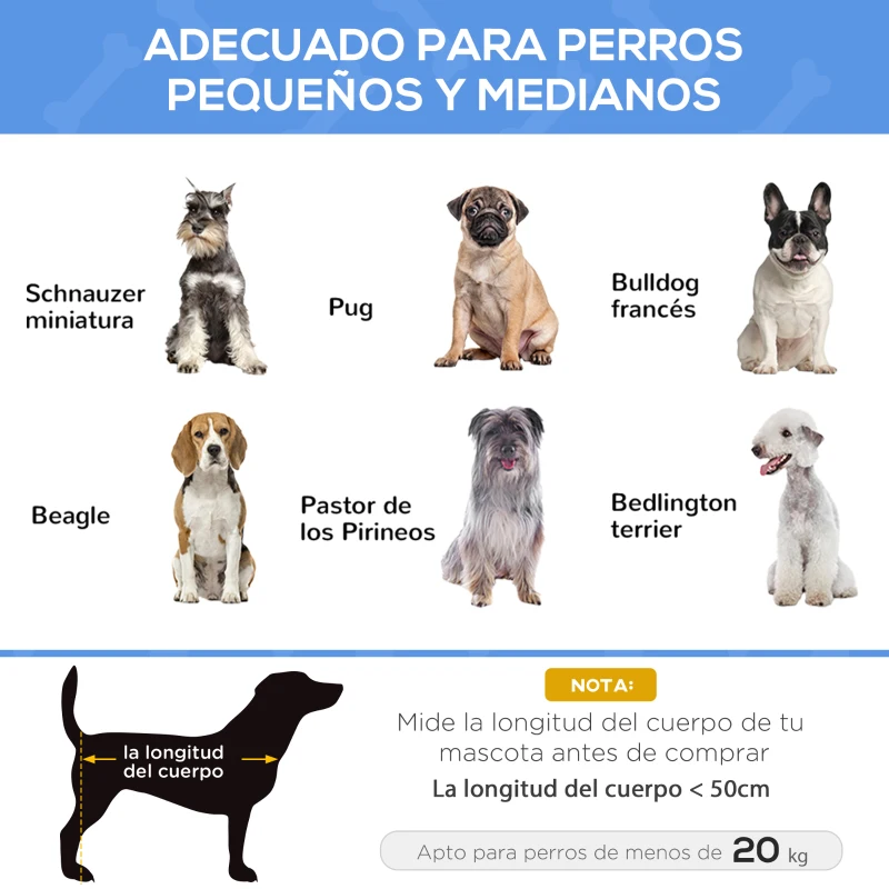 PawHut Cama Elevada para Perros Refrescante y Transpirable 91x69x29 cm Malla de Textilene Reposacabezas Inclinado Negro