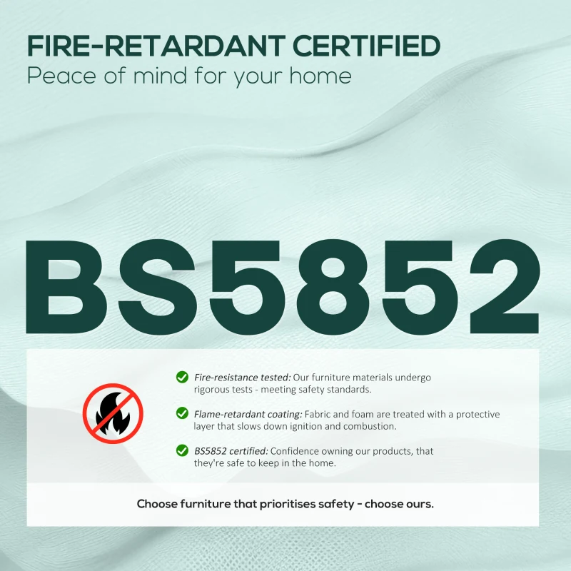 HOMCOM 46" Loveseat Sofa Upholstered Small 2 Seater Sofa  with Thick Padded Seat and Rubber Wood Legs, Dark Green