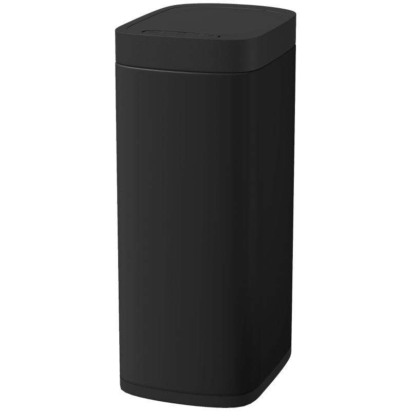 HOMCOM 50L Sensor Bin, Automatic Kitchen Bin, Manual Override, Battery Operated, Inner-Bucket-Free, for Kitchen, Bedroom, Black