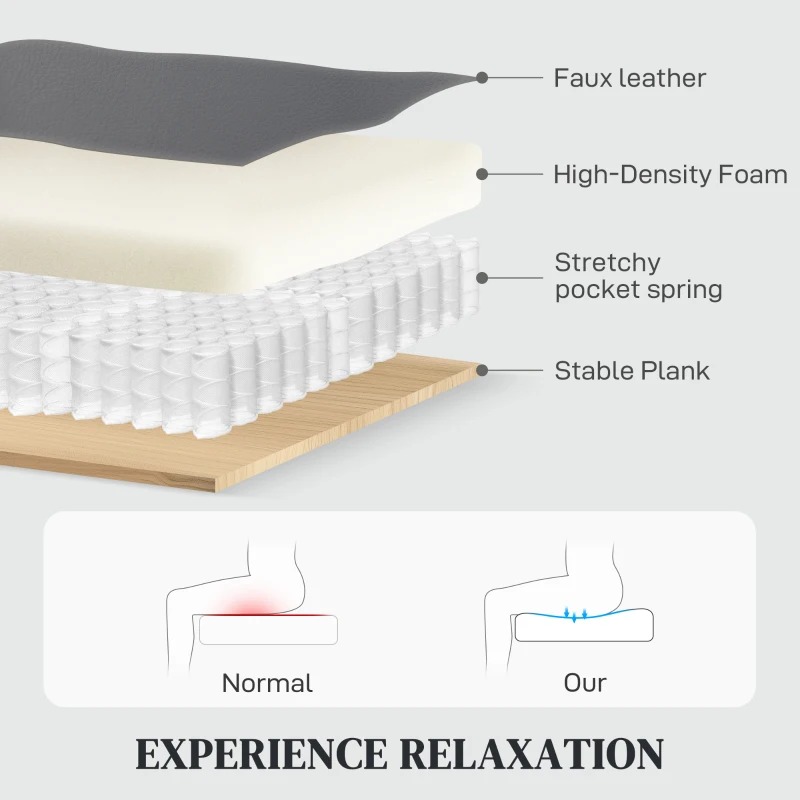 Fotel elektryczny z funkcją leżenia i bujania, szary
