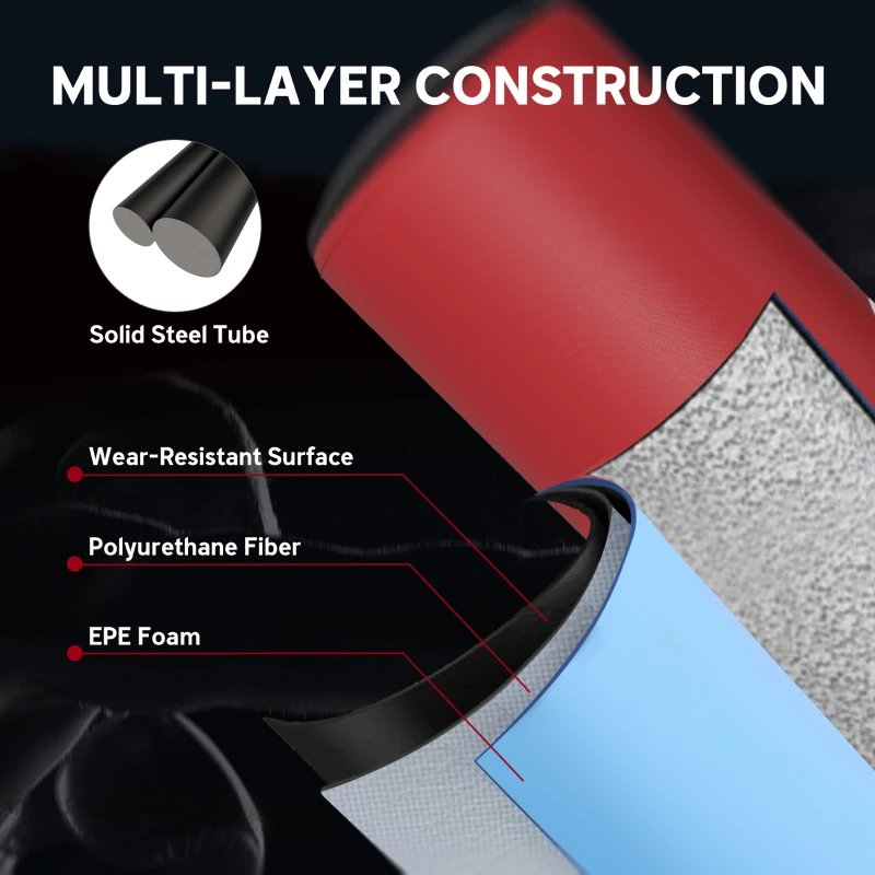 SPORTNOW Worek bokserski wolnostojący 135 cm stojący worek 10 przyssawek i amortyzacja dla dorosłych i młodzieży