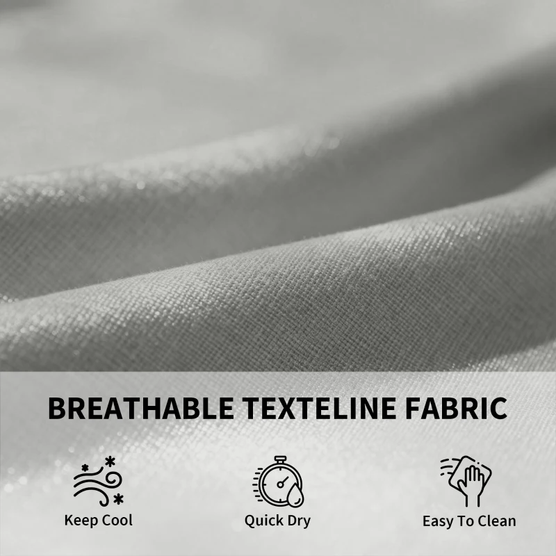 Outsunny Poly Rattan Ligstoel S-vormige Tuinligstoel met 5-voudig verstelbare Rugleuning, Hoofdkussen, Ademend en UV-bestendig