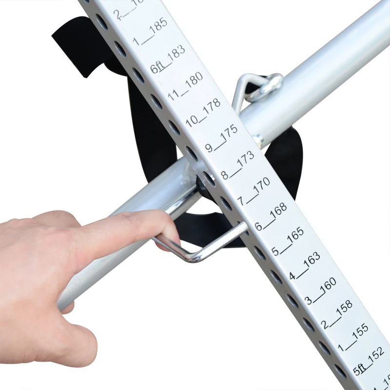 HOMCOM Foldable Gravity Inversion Table AB Exercise Bench Back Therapy Home Fitness Bench, Multi