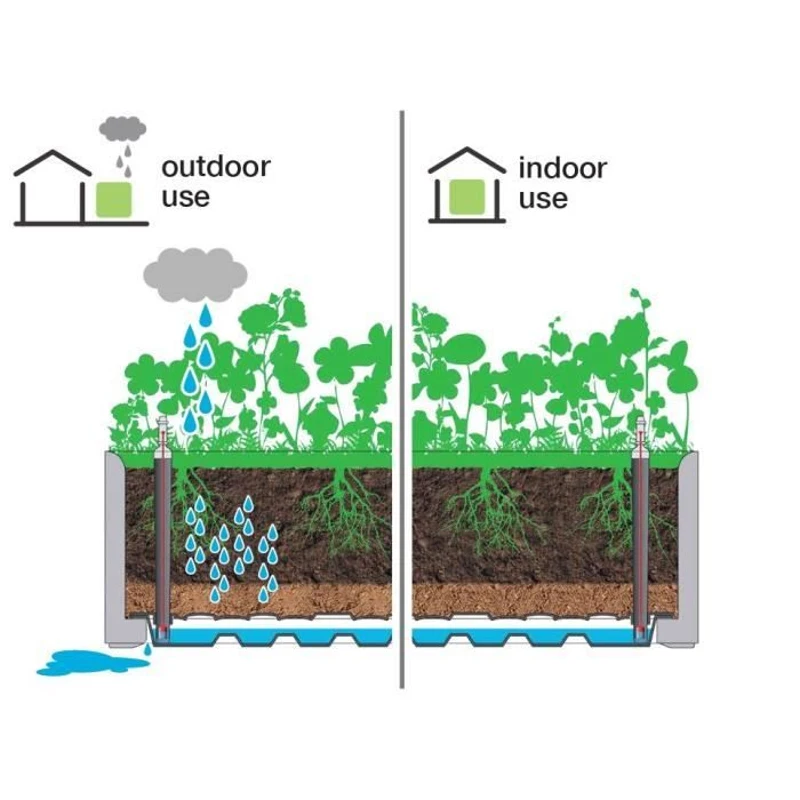 STEFANPLAST Bac a fleurs/Jardiniere NATURAL DELUXE avec treillis - 100 x 43 x H142 cm - 90 + 6,5 L dans la réserve - Anthracite