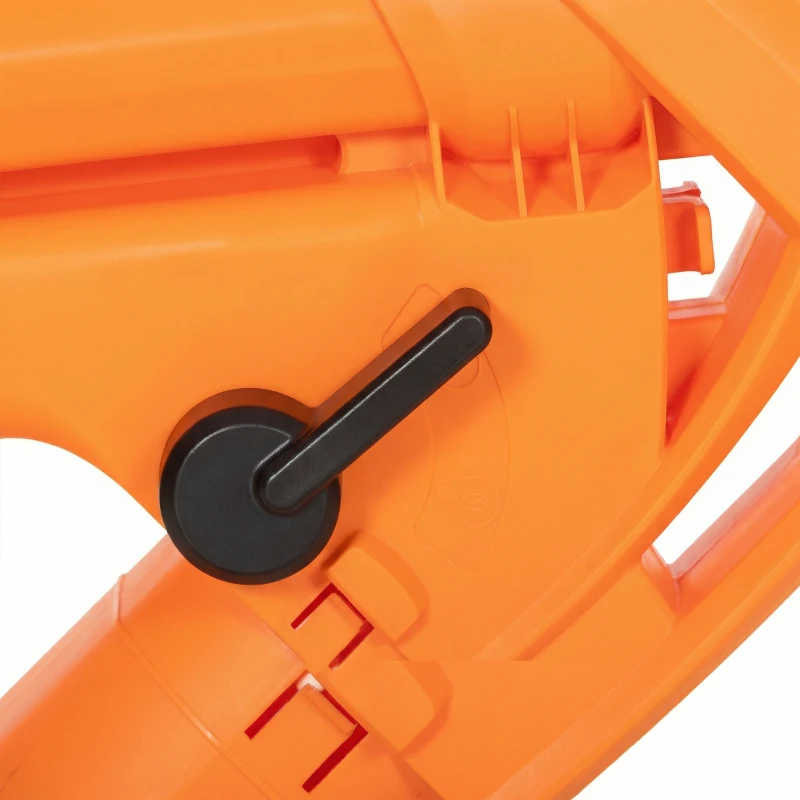 Outsunny 3 en 1 Soplador, Aspirador, Trituradora de Hojas 3000W 121,5x31x48 cm Naranja