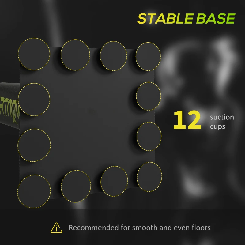 SPORTNOW Stojak bokserski z dwoma Speedballami, obracająca się sztanga bokserska, poduszka do kopnięć, regulowana wysokość, stal, 84 x 36 x 140-205cm