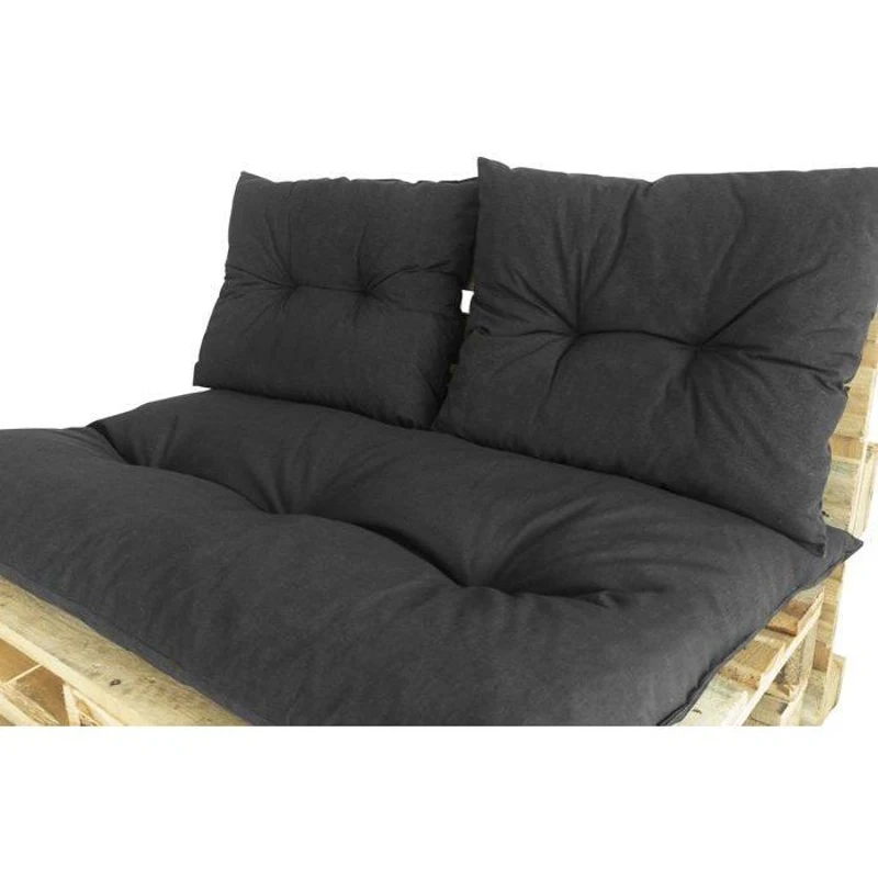 Kit palette classic - Matelas ardoise + 2 coussins dossier - JARDIN PRIVE