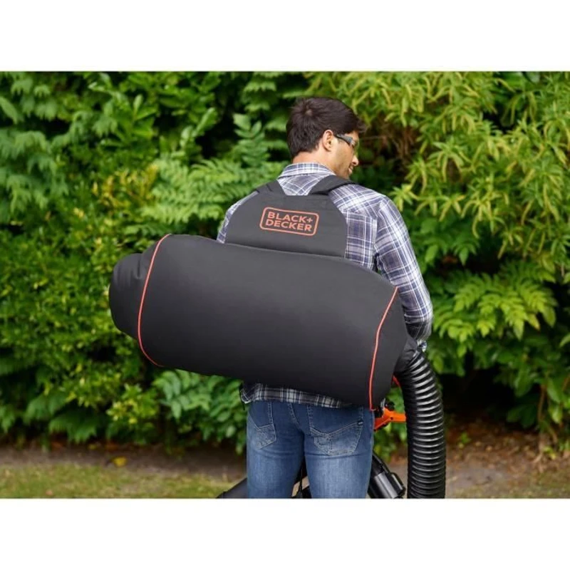 Aspirateur souffleur broyeur filaire BLACK+DECKER - BEBLV300-QS - 3000 W - Sac 72L - Systeme bi-tube