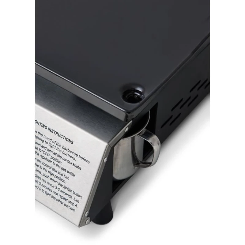 COOKING BOX Plancha gaz  CALI - 4 feux - 9,6 kW - 82x45x22 cm - Surface de cuisson en acier: 77x35 cm