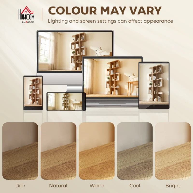 HOMCOM Divizor elegant cu design zigzag