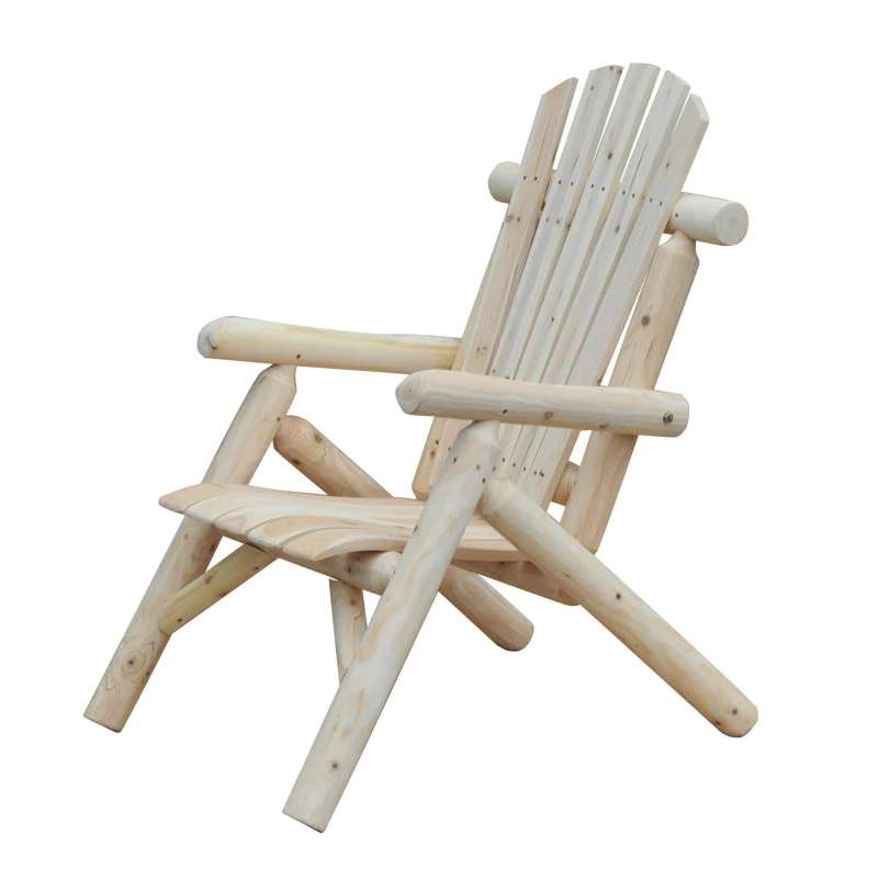 Fauteuil de jardin bois naturel