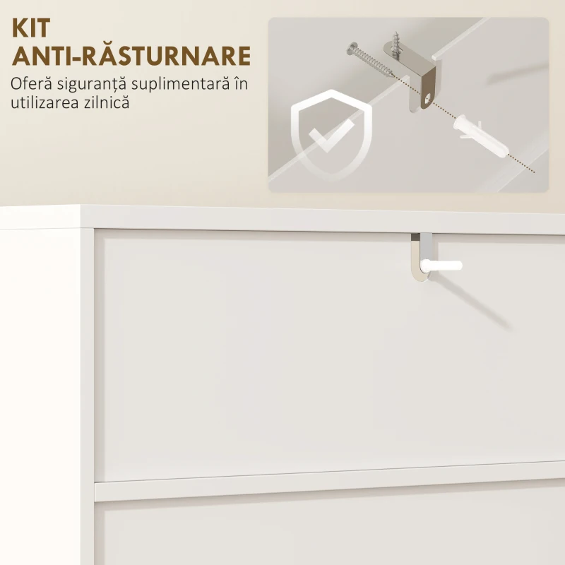 HOMCOM Dulap de Baie cu 2 Rafturi Deschise și Dulap, Dulap Compact cu Uși Amortizate, Raft Reglabil, pentru Bucătărie Living, 60x31.8x93 cm, Alb