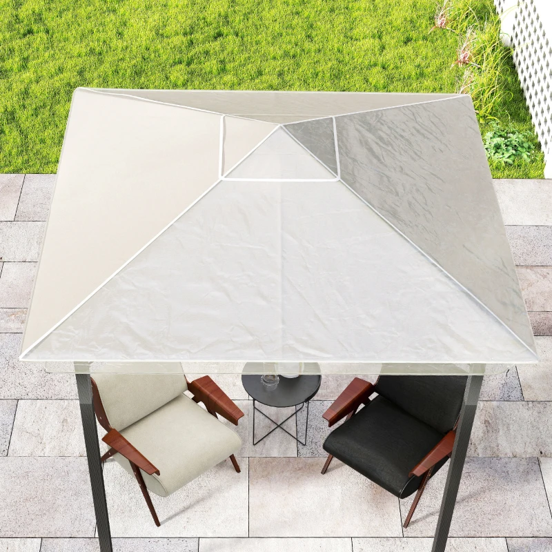 Outsunny 2 x 2 (m) Gazebo Protective Cover, Waterproof Cover for Gazebo, Canopy and Tent