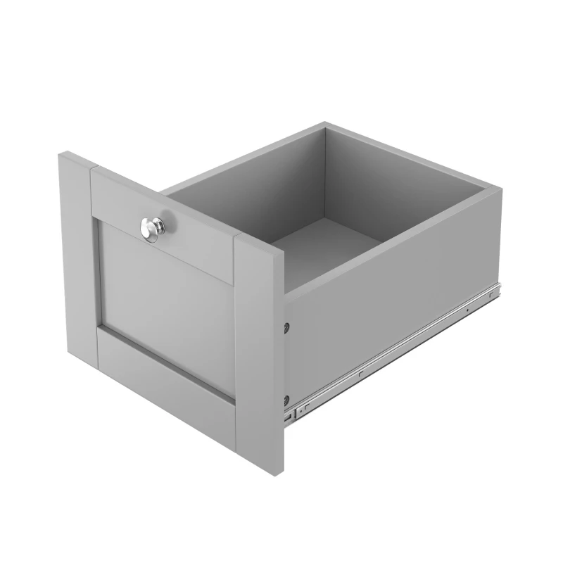 Versatile Kitchen Island with 3 Drawers and 2-Door Cabinet, Space-Saving Rolling Trolley with Foldable Worktop, 135L x 70W x 90H cm, Grey