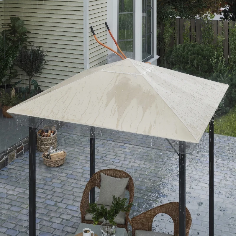 Outsunny 2 x 2 (m) Gazebo Protective Cover, Waterproof Cover for Gazebo, Canopy and Tent
