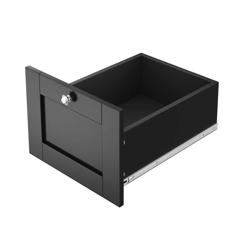 Versatile Kitchen Island with 3 Drawers and 2-Door Cabinet, Space-Saving Rolling Trolley with Foldable Worktop, 135L x 70W x 90H cm, Black