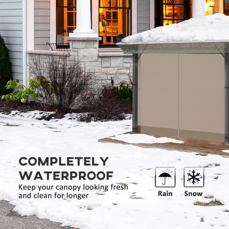 Outsunny 2 x 2 (m) Gazebo Protective Cover, Waterproof Cover for Gazebo, Canopy and Tent