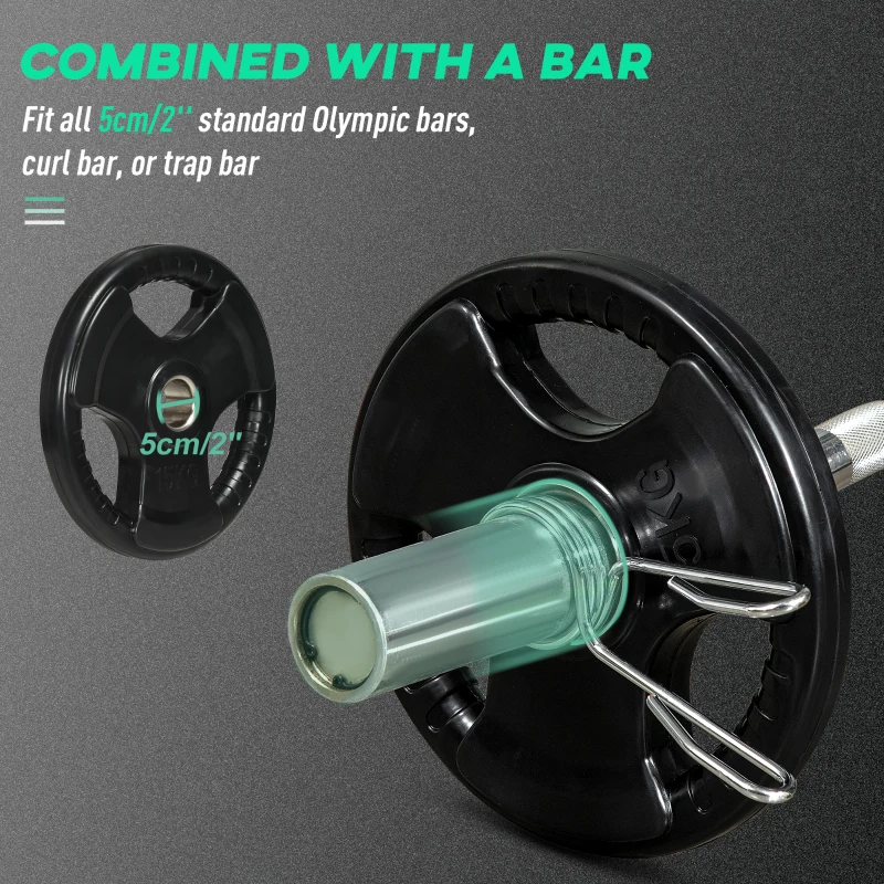 Talerz ciężarkowy SPORTNOW, zestaw 2 szt., 15 kg na talerz, trzy uchwyty, ochronna gumowa powłoka, Metal