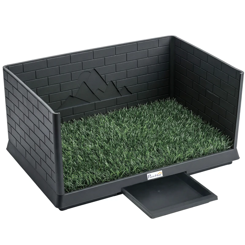 PawHut Dog Toilet with Removable Tray, 75 x 51 x 36.5 cm