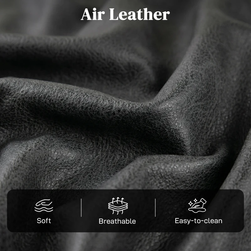 HOMCOM Fotel dla seniorów z funkcją podnoszenia i relaksu, elektryczny fotel z ekoskóry, podwójny silnik, sprężyny kieszeniowe, czarny