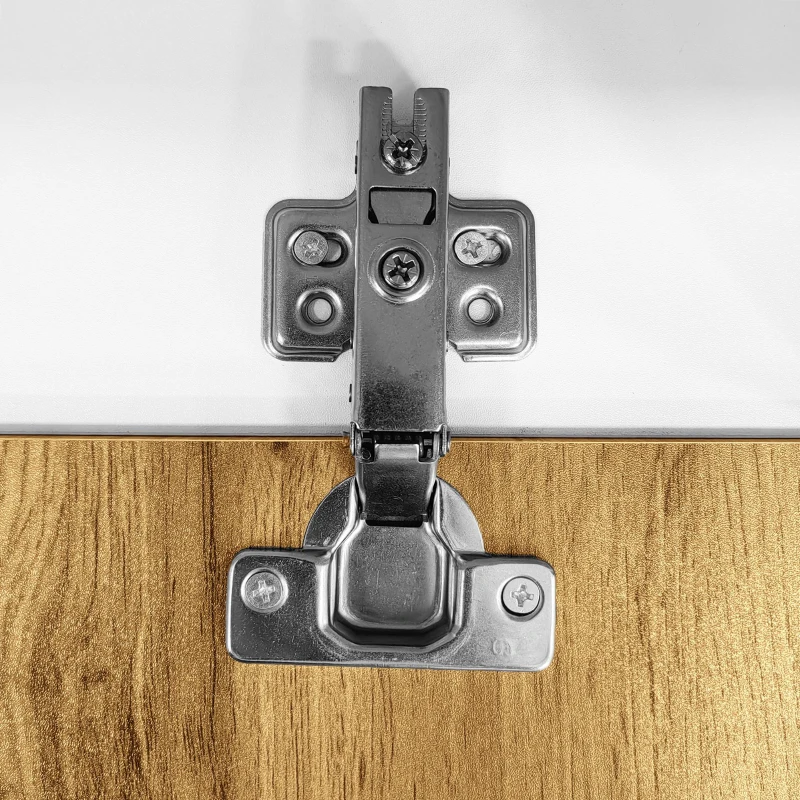 Meuble TV à longueur réglable, design modulaire en 2 parties, 130-220x30x63,4 cm, Couleur naturelle