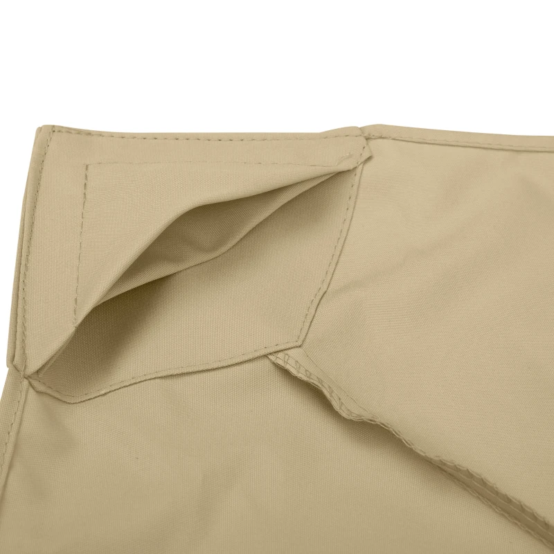 Outsunny Tetto di Ricambio per Gazebo 3x3m a 2 Livelli e Resistente ai Raggi UV, Beige