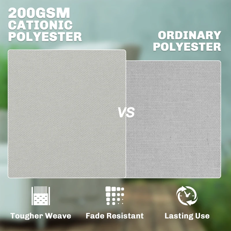 Outsunny Rattan Garden Recliner Chair, Reclining Garden Chair with Adjustable Back and Footrest, Flip Table, Cushion, Light Grey