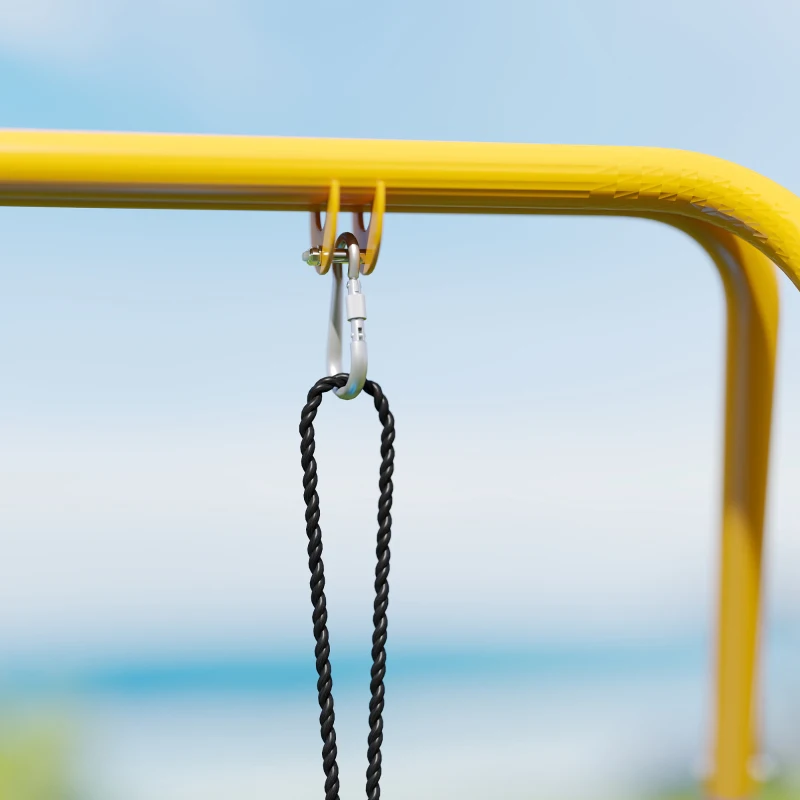 AIYAPLAY Cadru pentru Leagăn de Grădină din Oțel, Anti-UV, Gri