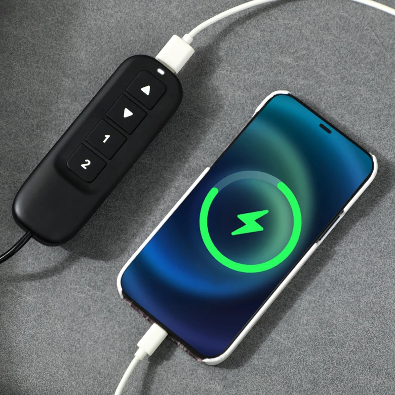 HOMCOM Sillón Relax Reclinable Eléctrico con Calor Lumbar Masaje Vibración Motor Silencioso Función de Memoria Gris