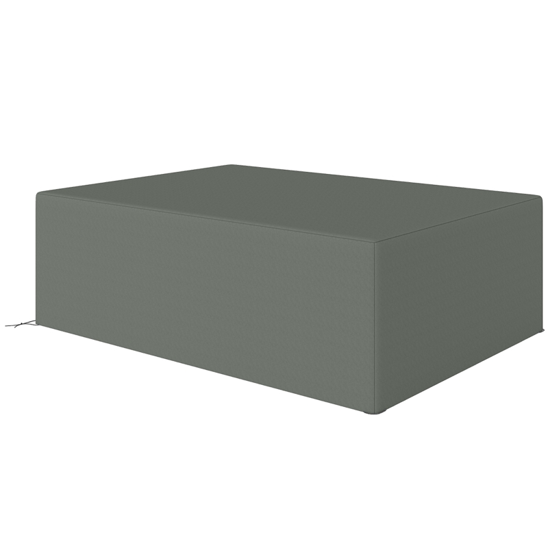 Outsunny Copertura impermeabile per salotto da esterno, 275x205x90 cm, Grigio
