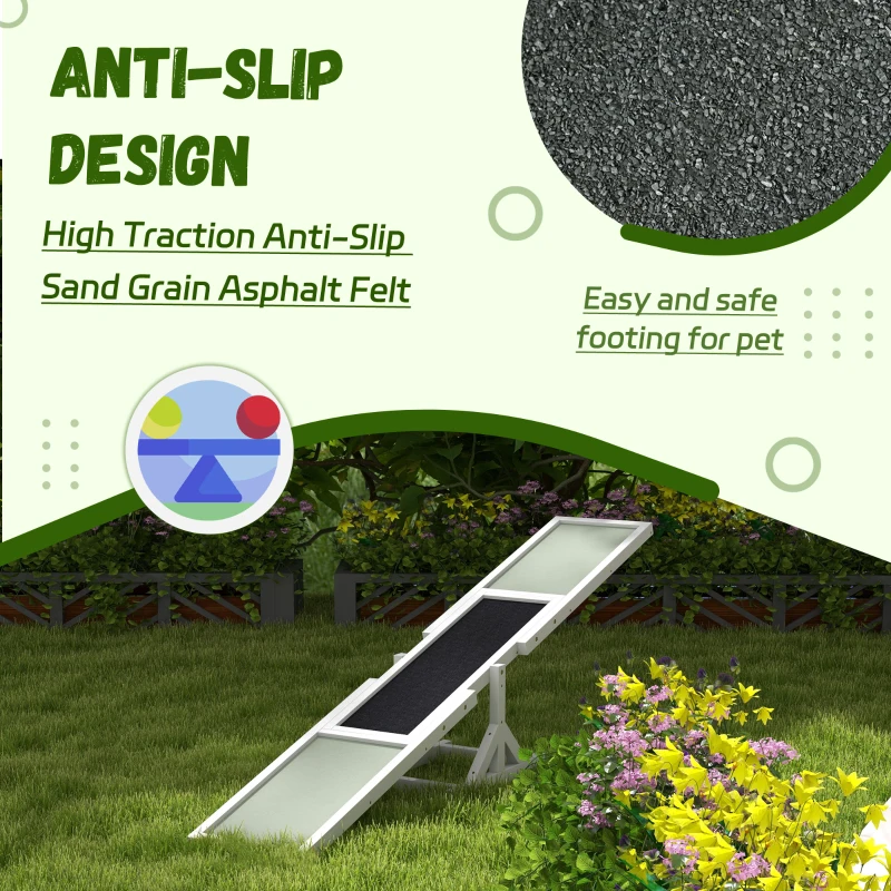 Huśtawka dla psa, drewniana, do agility, zabawka dla dużych psów