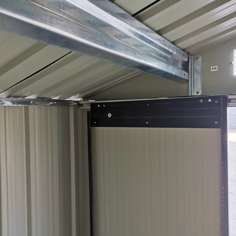 Outsunny Magazie Gradina 2×1,5×1,9 m – Otel Zincat cu Usi Culisante(m-18)