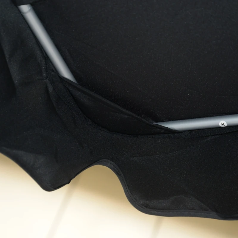 Outsunny Three Person Steel Outdoor Porch Swing Chair Bench with Canopy Cover - Black