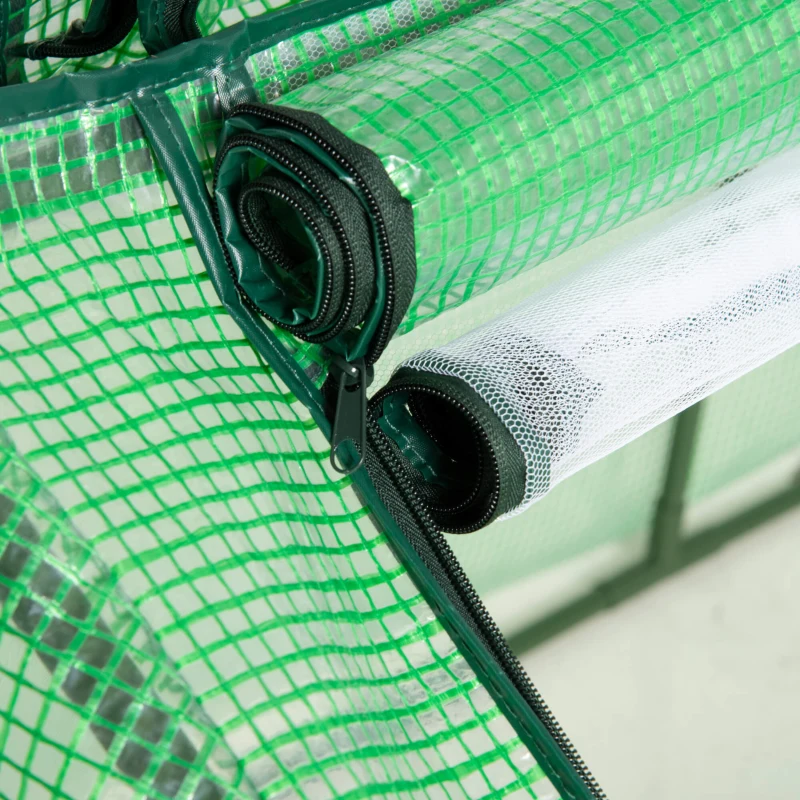 Outsunny Sera Mica 2 Niveluri – Balcon/Gradina, Cu PE Transparent