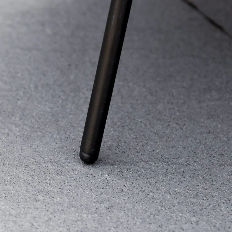 Outsunny Outdoor Fire Pit, Portable Round Firepit with Poker, for Garden, Camping, Bonfire, Picnic, Dia. 47 x 21 cm, Black