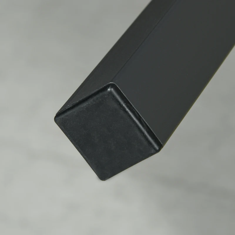 Outsunny Stół na zewnątrz dla 6 osób, wygląd drewna, rama metalowa, odporny na warunki atmosferyczne, 145 x 85 x 72 cm, Szary