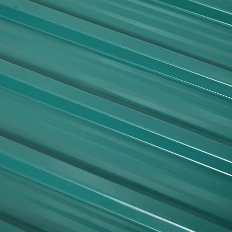 Outsunny Panouri Otel Galvanizat – 12 Foi pentru Acoperis sau Pereti