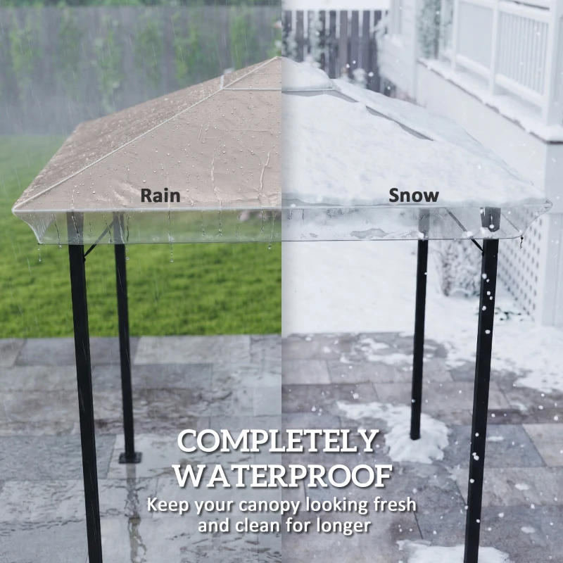 Outsunny 2 x 2 (m) Gazebo Protective Cover, Waterproof Cover for Gazebo, Canopy and Tent