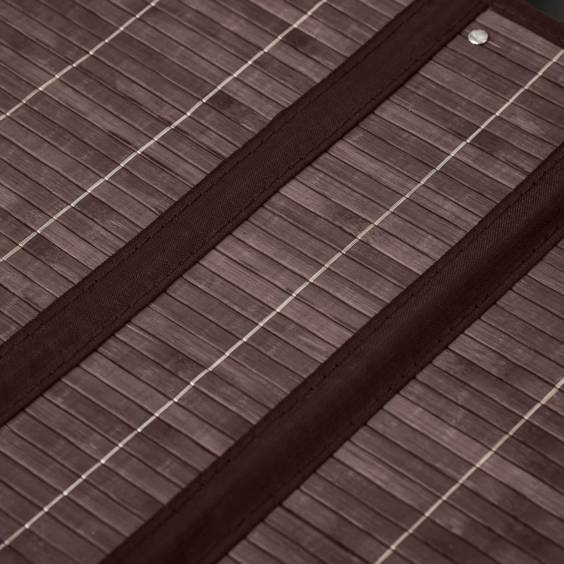 HOMCOM Cesto biancheria 100 L con coperchio removibile, 38x38x57 cm, Marrone