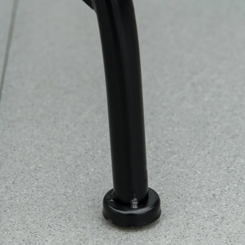 Outsunny Tavolino da giardino rotondo in metallo, Ø60 cm, Verde, Beige e Bianco